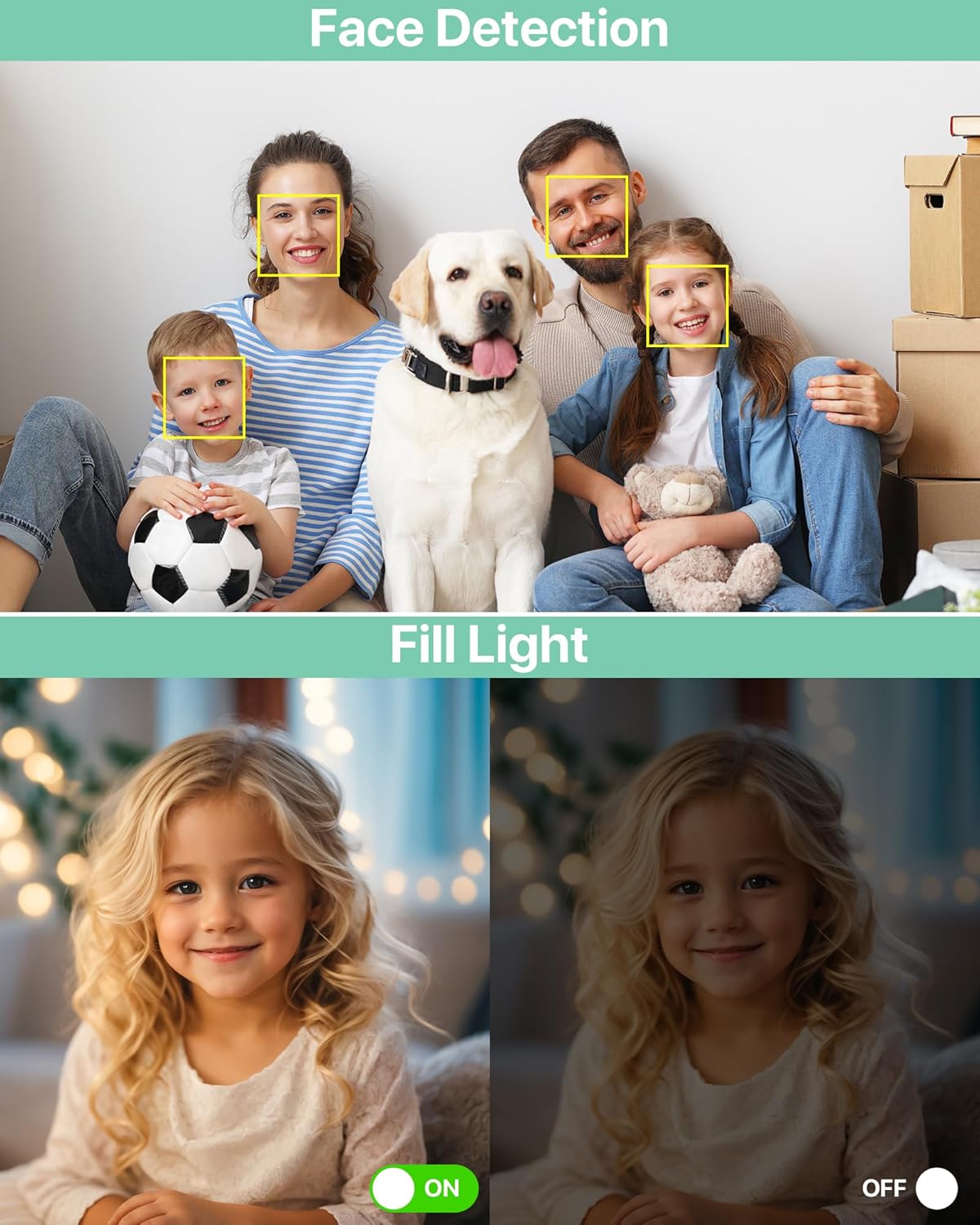 Cámara Digital 1080P Cámara de Fotos 44MP Camara Fotos Digital Cámara Digital Compacta con Zoom Digital 16X, Pantalla LCD de 2,4", Tarjeta de Memoria de 32G, 1 Batería para niños, Adolescentes - 3