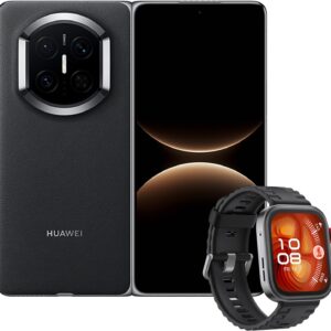 HUAWEI Mate X7 Smartphone Plegable + Smartwatch FIT 4 Pro, 16+512G, 8" 120Hz LTPO Pantalla Flexible, Cámara con Colores Auténticos, Kunlun Glass, 5300mAh Batería, Garantía Adicional 6 Meses, Negro