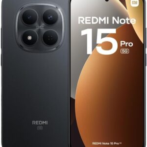 Redmi Note 15 Pro 8+256 Black (No Power Adapter Included)