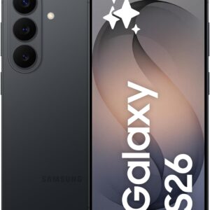 Samsung Galaxy S26, 512GB, Teléfono Móvil con Galaxy AI, Cámara 50MP, 12GB RAM, Batería 4300mAh, Garantía del Fabricante 3 Años + 1 Año Extra, Color Negro (Versión Española)