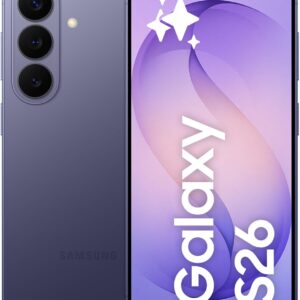Samsung Galaxy S26, 512GB, Teléfono Móvil con Galaxy AI, Cámara 50MP, 12GB RAM, Batería 4300mAh, Garantía del Fabricante 3 Años + 1 Año Extra, Color Violeta Cobalto (Versión Española)