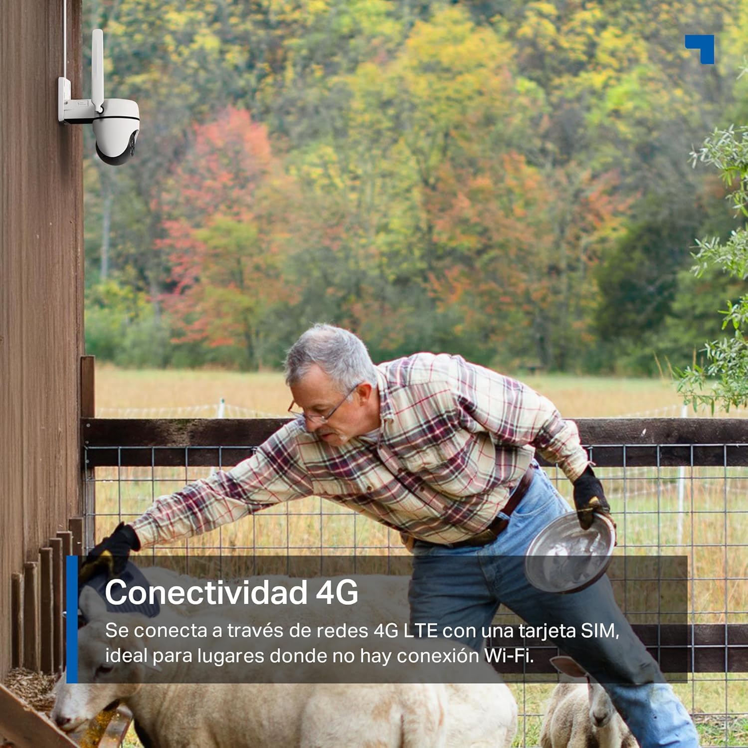 Tapo C501GW Cámara de Vigilancia Wi-Fi, Resolución 2K HD, Conexión Ethernet y Wi-Fi, Visión Nocturna en Color, Audio Bidireccional, Detección de Movimiento, Resistente al Agua IP65 - 4