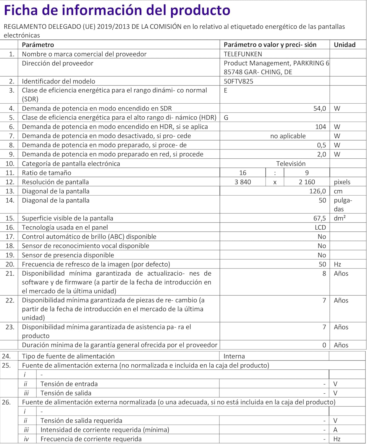 Telefunken 50FTV825, 50 Pulgadas 4K UHD, Smart TV Fire OS, HDR10, MEMC, Compatible con Alexa, Dolby Atmos, Apple AirPlay, Bluetooth - 6