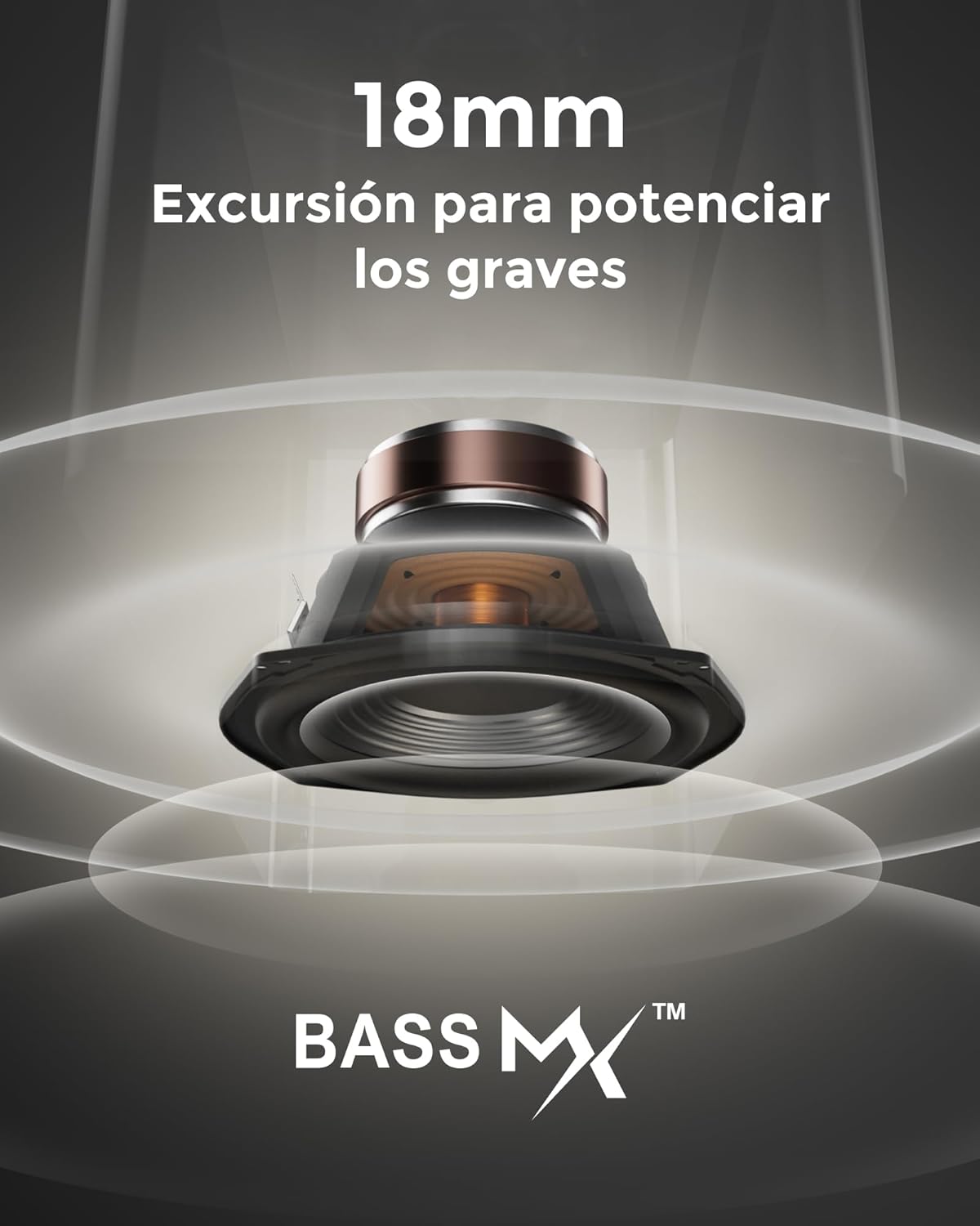 ULTIMEA 5.1ch Barra de Sonido TV con Dolby Atmos, Sistema de Sonido Envolvente para Home Cinema, Barra de Sonido con Subwoofer para TV, 340W, Bajos Ajustables, App, Bluetooth 5.4, Poseidon M60 Boom - 6