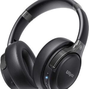 Uliptz Auriculares Inalámbricos Bluetooth, 65 Horas de Reproducción, 6 Modos de Sonido EQ, Auriculares Inalámbricos Diadema Estéreo HiFi con Micrófono, Audifonos Bluetooth 5.3 para PC/Teléfono