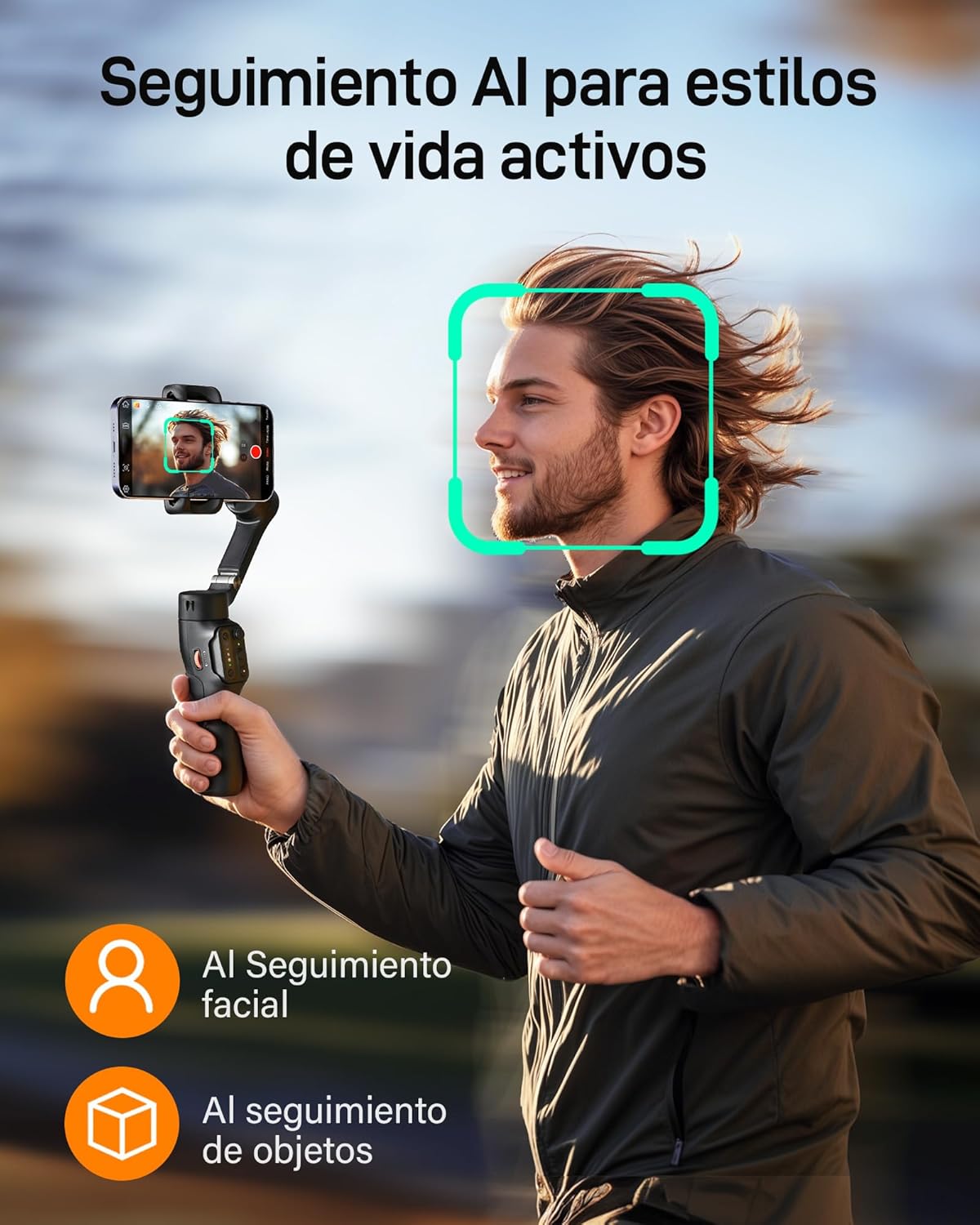 hohem Estabilizador de Movil iSteady X3 SE, Estabilizador de cardán 3 Ejes, diseño Ligero y Plegable con Control Remoto Desmontable, Batería de 11 Horas, Gimbal para Vlogs, Selfies y Viajes - 3