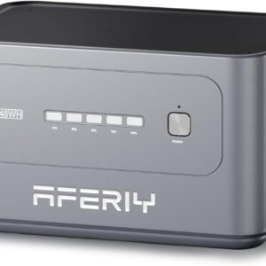 AFERIY Batería de Expansión P280 2048Wh Batería Portátil LiFePO4, Compatible Con Estación P280 Conecte Hasta 4 Baterías Adicionales En Paralelo Para Una Capacidad Total De 10240Wh