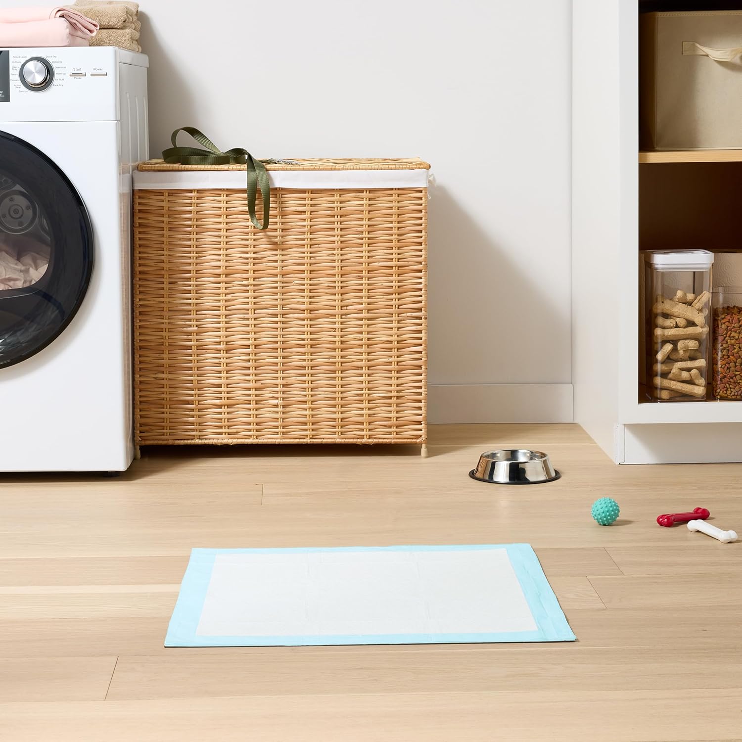 Amazon Basics Almohadillas de adiestramiento de Perros y Cachorros, diseño de 5 Capas a Prueba de Fugas con Superficie de Secado rápido, XL, 60 Unidades, Azul, Extragrande - 5