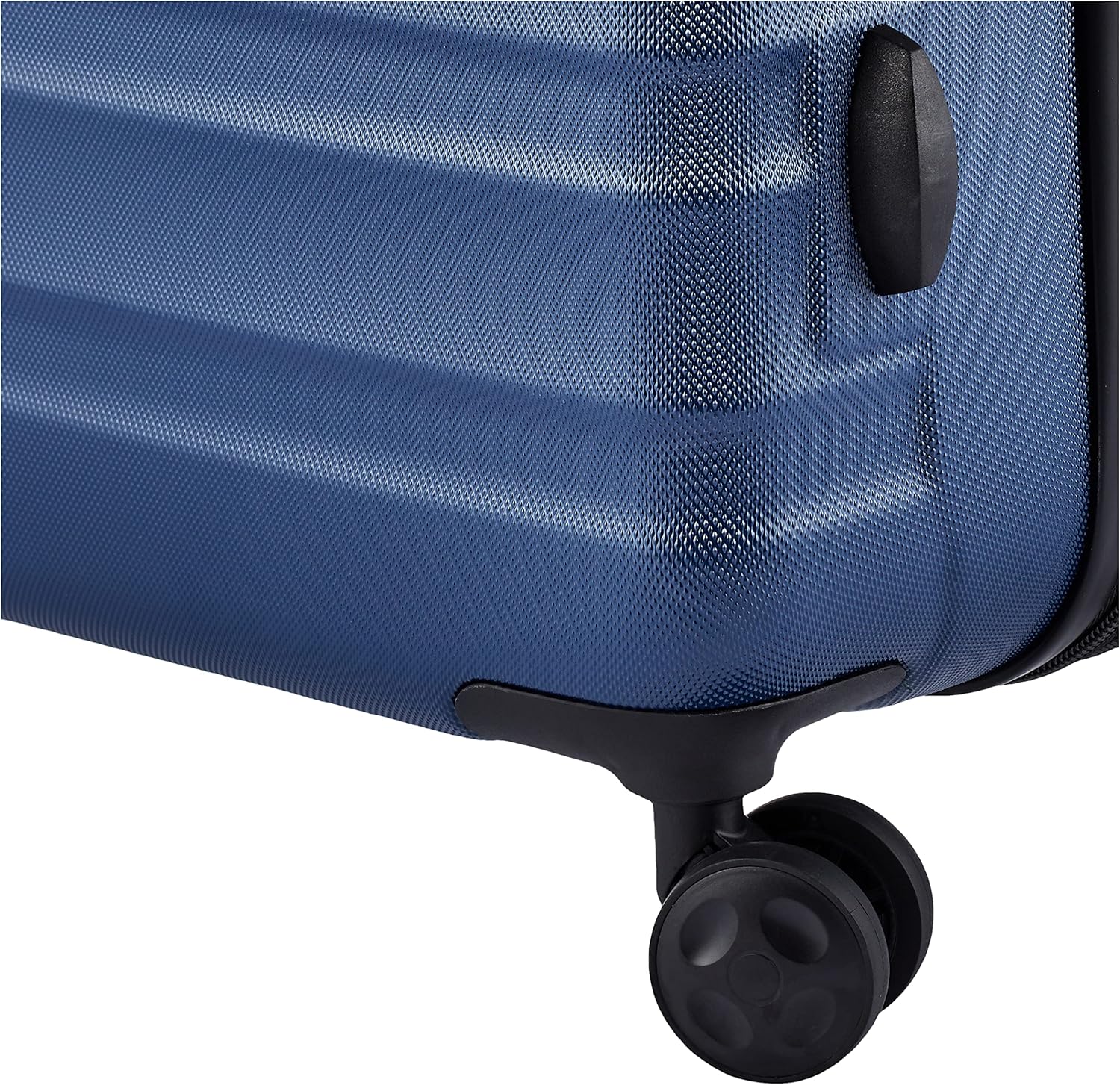 Amazon Basics Maleta de viaje rígidaa giratoria - 68 cm, Azul marino - 4