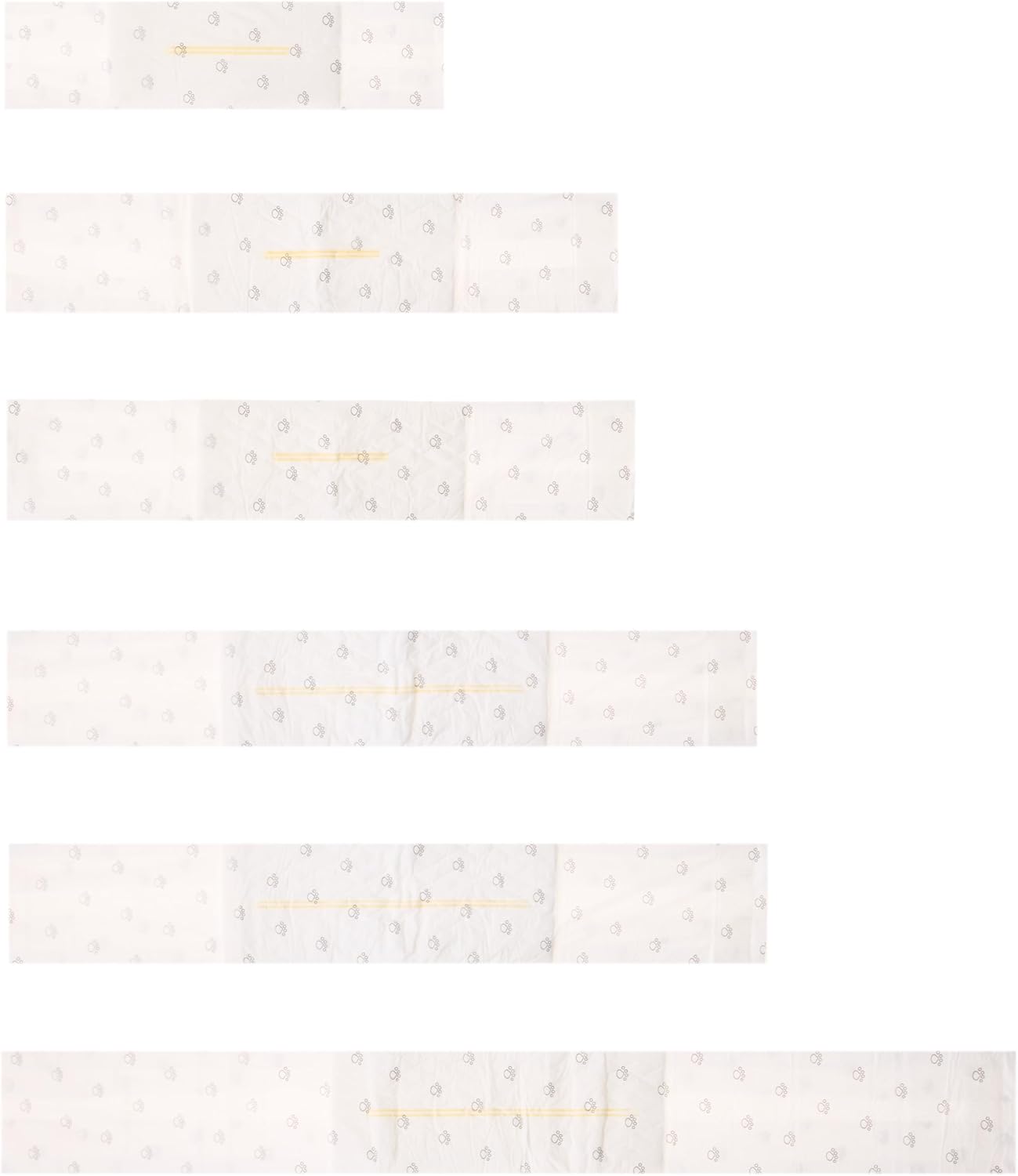 Amazon Basics Pañales Desechables para Perros Macho, M, Paquete de 50, Color Blanco - 6