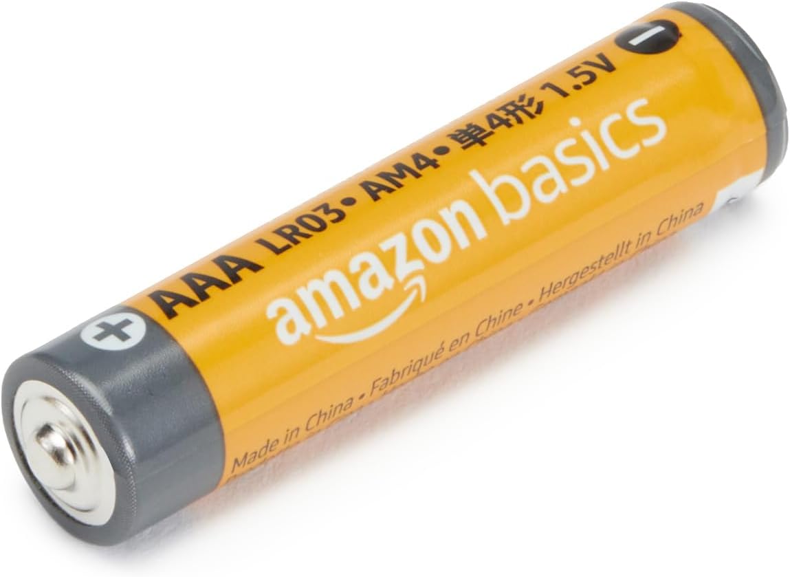Amazon Basics - Paquete de 100 pilas alcalinas AAA de alto rendimiento, 1,5 voltios, vida útil de 10 años - 3