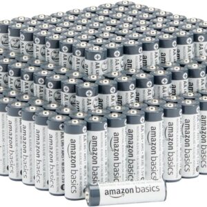 Amazon Basics - Paquete de 150 pilas industriales alcalinas AA, 1,5 voltios, vida útil de 5 años