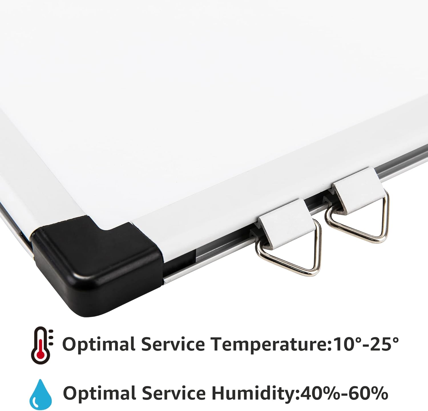 Amazon Basics Pizarra blanca magnética con bandeja para rotuladores y marco de aluminio, 240 cm x 120 cm - 2