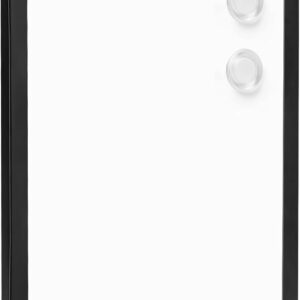 Amazon Basics Pizarra magnética de borrado en seco, marco de plástico/aluminio, 21,6 cm x 28 cm, Blanco