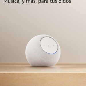 Amazon Echo Dot Max (última generación): altavoz Alexa con sonido envolvente y controlador de Hogar digital integrado, Blanco