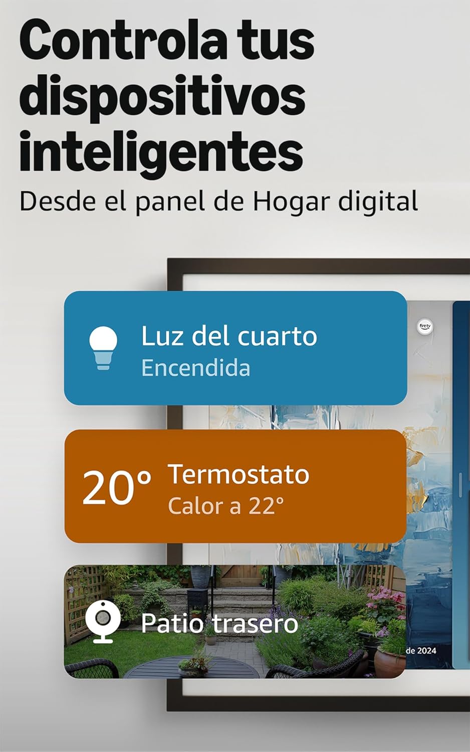 Amazon Echo Show 15 (última generación) | Pantalla inteligente Full HD de 15,6", con Alexa, Fire TV integrado y mando por voz Alexa - 5