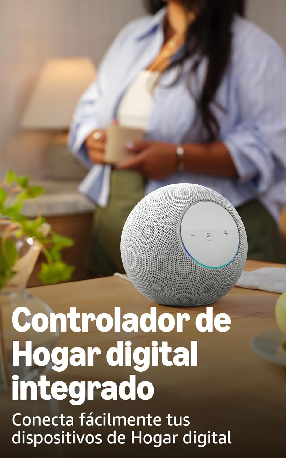 Amazon Echo Studio (última generación), diseño compacto, audio 3D inmersivo y Dolby Atmos, (grafito) - 5