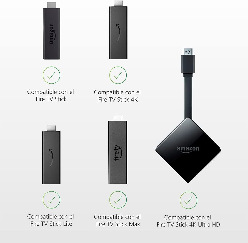 Amazon Fire TV Stick HD + Mission Cables - Cable USB de corriente para el Amazon Fire TV - 4