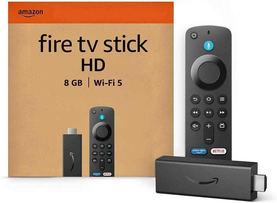 Amazon Fire TV Stick HD (Última generación), con TV en directo gratuita, mando por voz Alexa, controles de Hogar digital y reproducción en streaming HD - 2