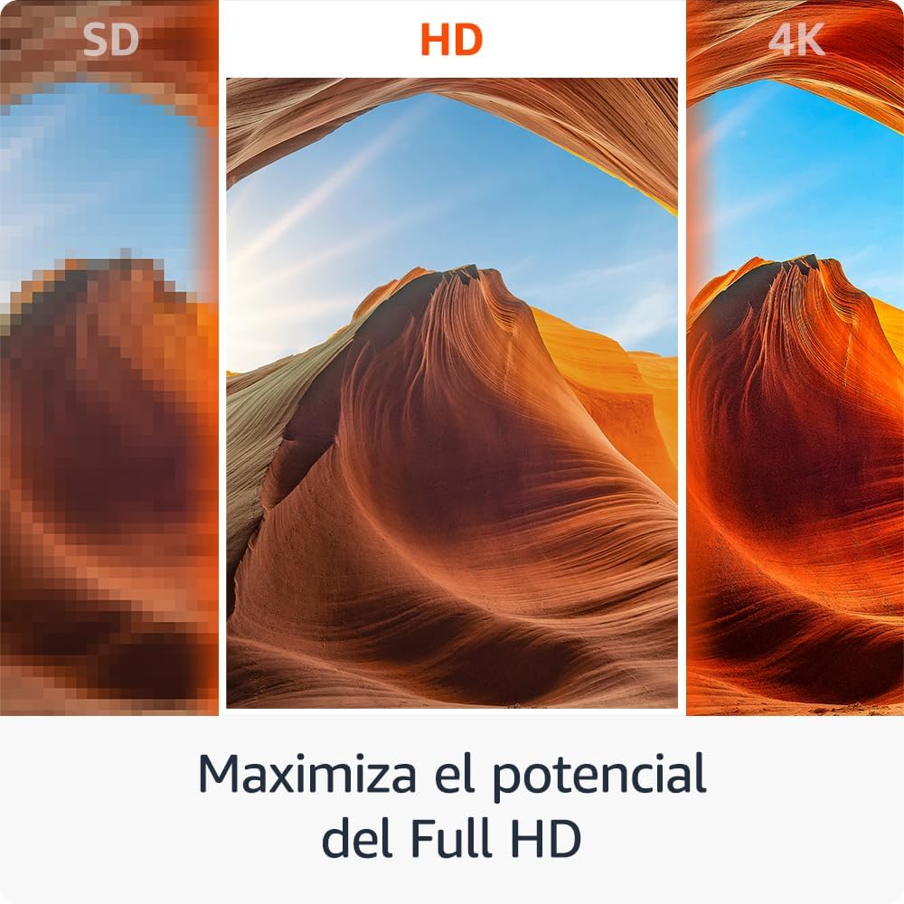 Amazon Fire TV Stick HD (Última generación), con TV en directo gratuita, mando por voz Alexa, controles de Hogar digital y reproducción en streaming HD - 5
