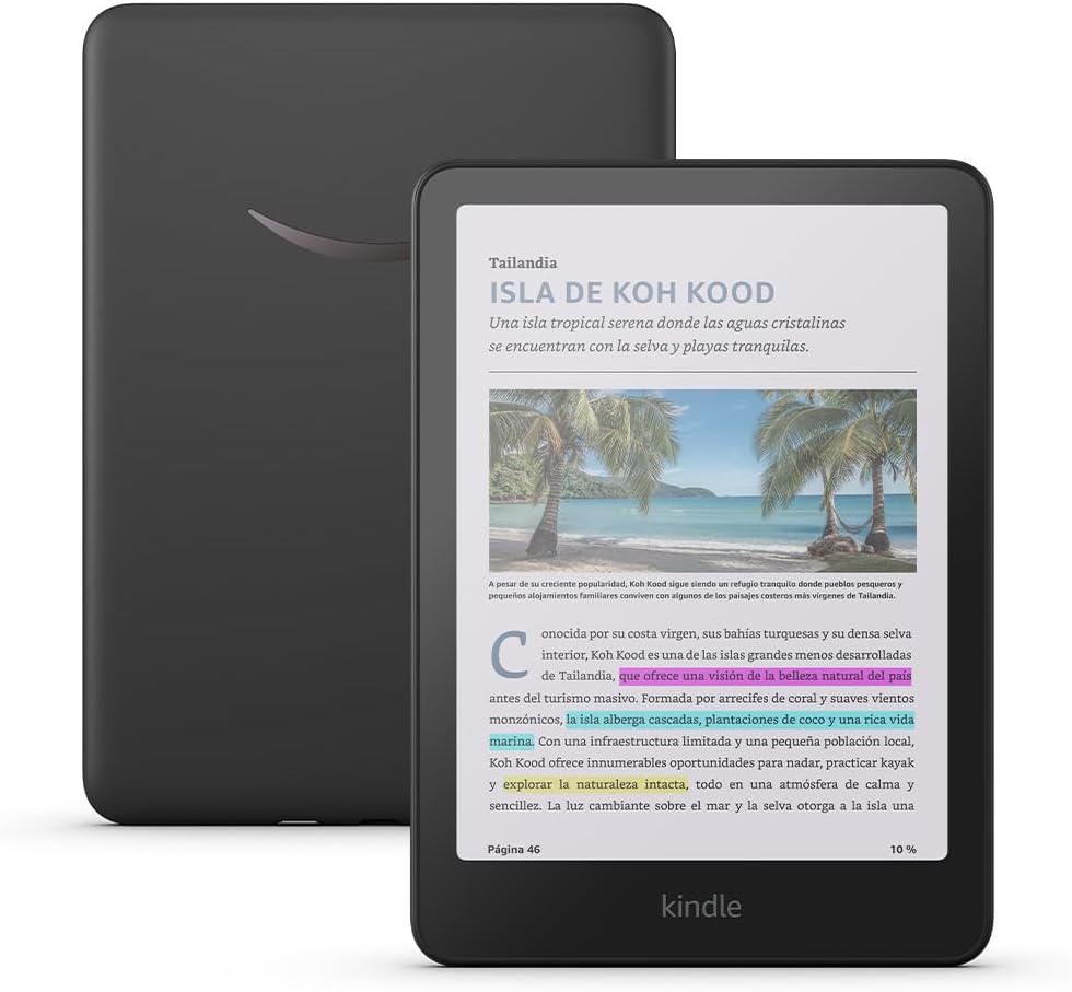 Amazon Kindle Colorsoft (última generación) | pantalla a color y luz cálida ajustable | 16 GB - 2