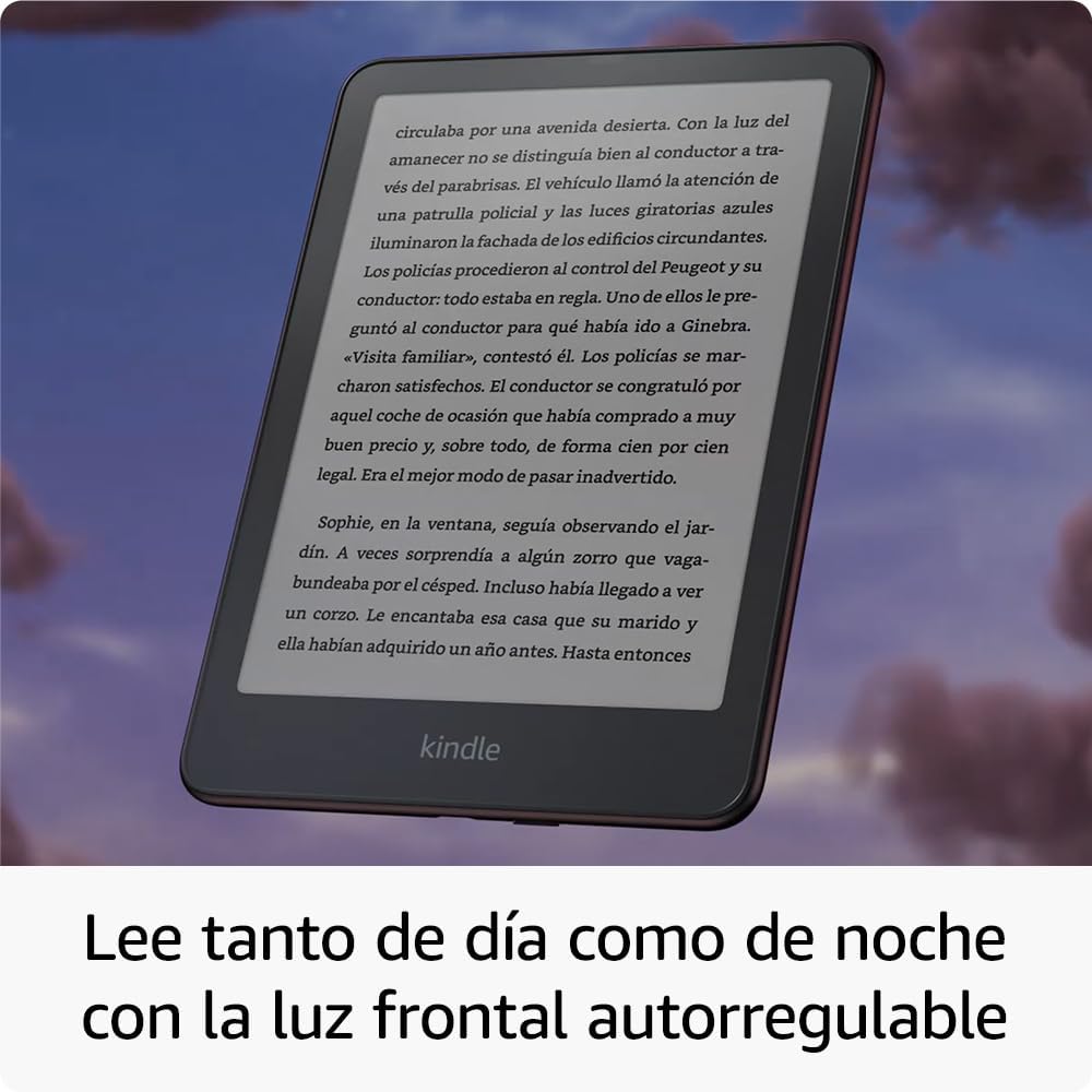 Amazon Kindle Paperwhite Signature Edition (última generación) | Nuestro Kindle más rápido, con luz frontal autorregulable, carga inalámbrica y semanas de batería | 32 GB | Negro metalizado - 5