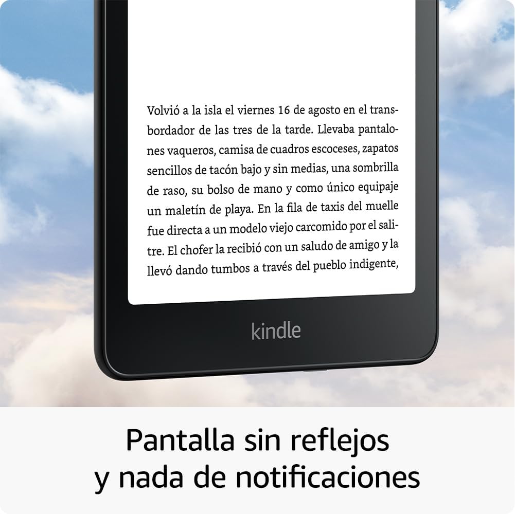 Amazon Kindle Paperwhite Signature Edition (última generación) | Nuestro Kindle más rápido, con luz frontal autorregulable, carga inalámbrica y semanas de batería | 32 GB | Negro metalizado - 6