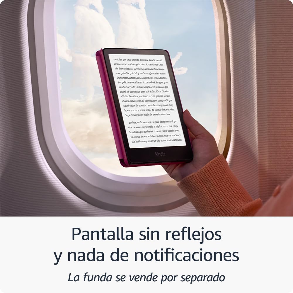 Amazon Kindle Paperwhite (última generación) | Nuestro Kindle más rápido, con una nueva pantalla sin reflejos y semanas de batería | 16 GB | Con publicidad | Negro - 5