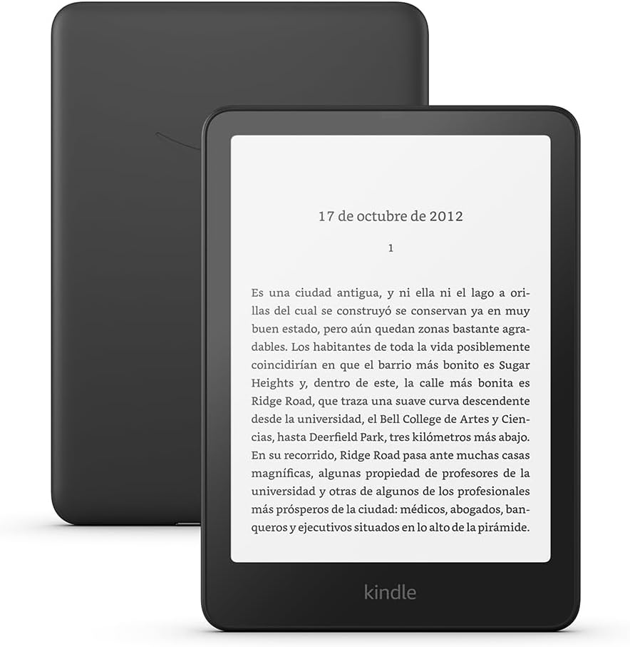 Amazon Kindle Paperwhite (última generación) | Nuestro Kindle más rápido, con una nueva pantalla sin reflejos y semanas de batería | 16 GB | Sin publicidad | Negro - 2