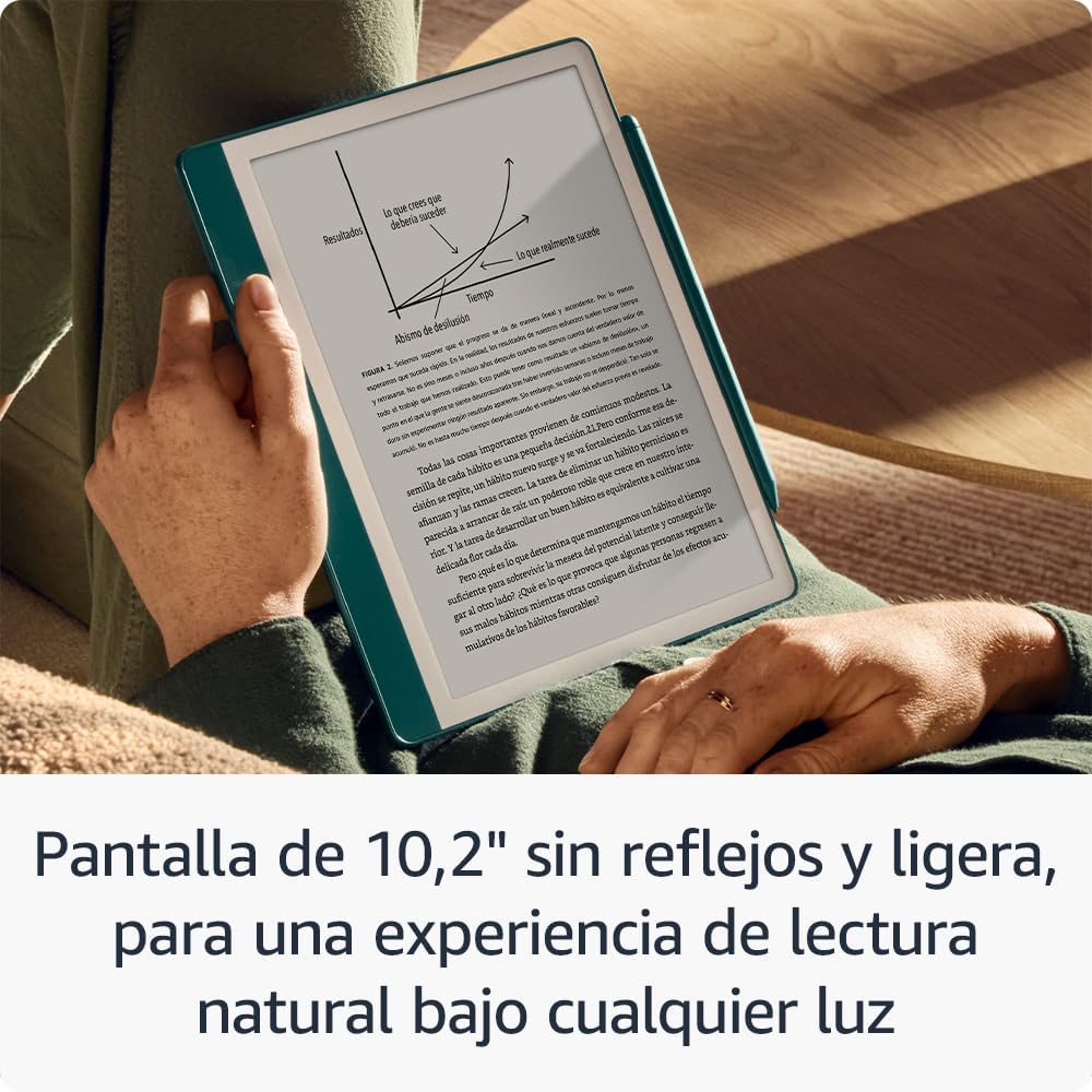 Amazon Kindle Scribe (64 GB) | Pantalla rediseñada con bordes uniformes. Escribe a mano sobre tus libros y documentos | Lápiz prémium | Gris tungsteno - 6