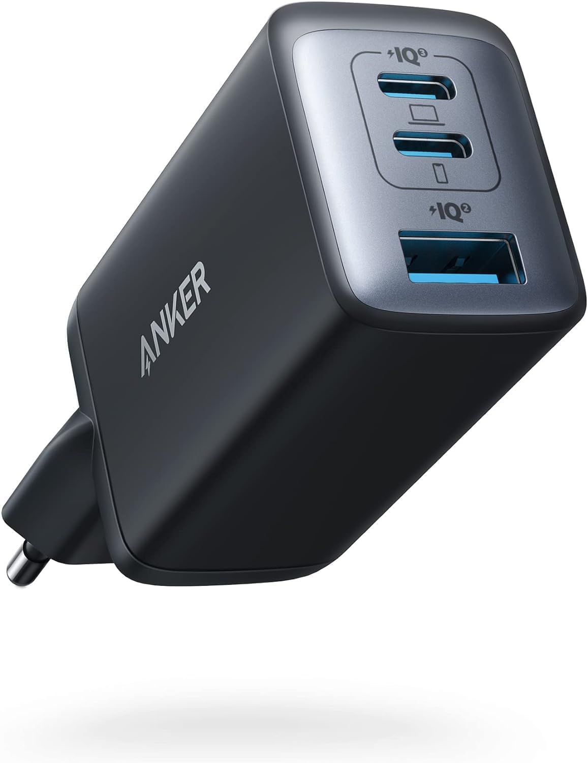 Anker Cargador USB C Carga Rapida 65W (Nano II),con 3 Puertos PPS, Cargador compacto y potente para MacBook Pro, iPad Pro, Steam, Galaxy S20, DELL XPS 13, Note 20/10+, iPhone 17/16/15 air series y más - 1