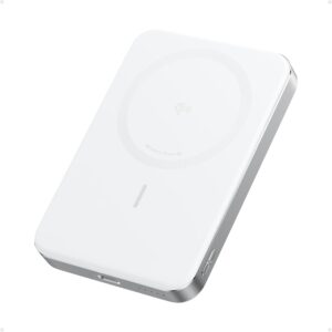 Anker MagGo Power Bank, Batería magnética ultradelgada de 10000 mAh, Certificado Qi2, Cargador Portátil 15 W, Cargador Compatible con MagSafe, diseño ergonómico, Solo para iPhone 17/16/15/14