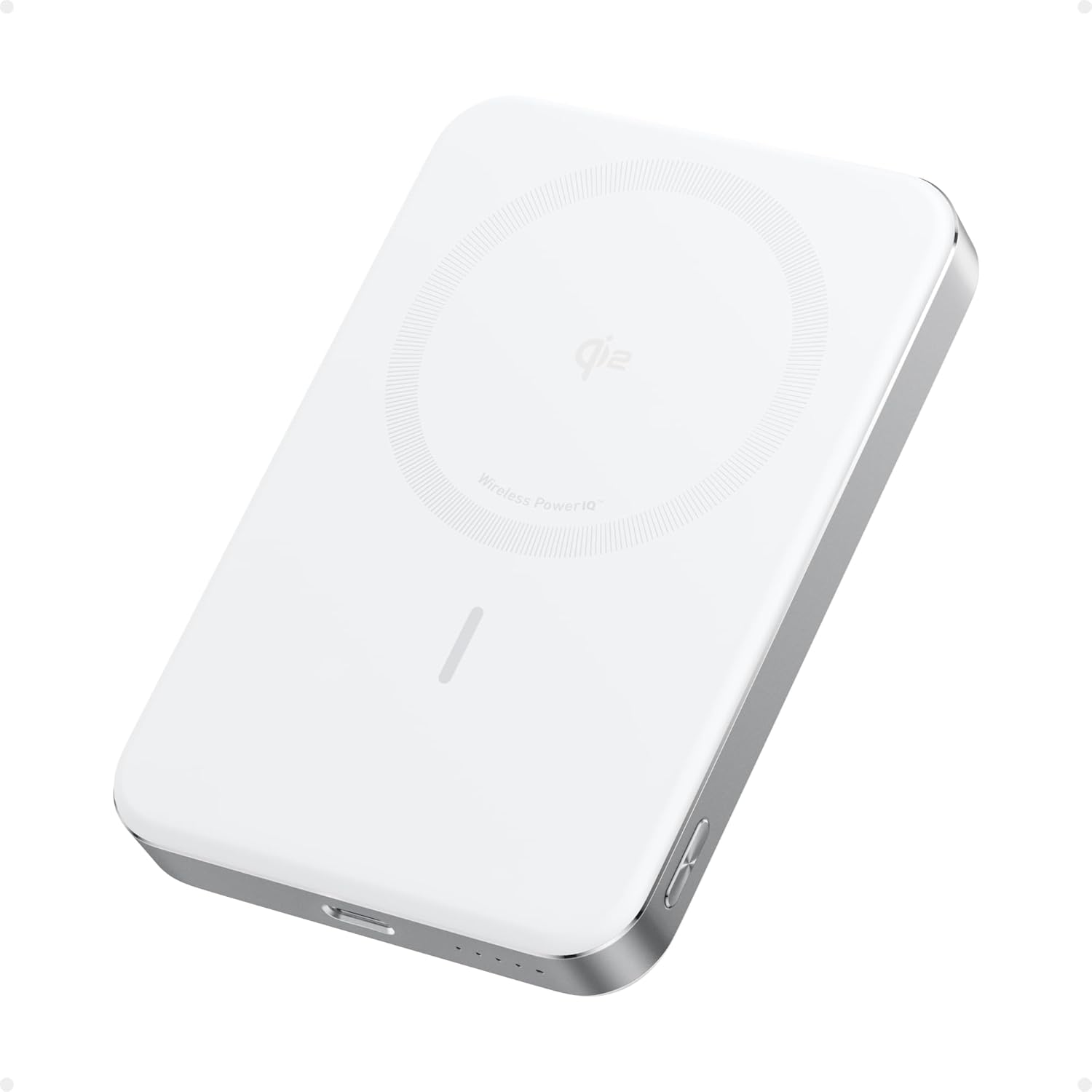 Anker MagGo Power Bank, Batería magnética ultradelgada de 10000 mAh, Certificado Qi2, Cargador Portátil 15 W, Cargador Compatible con MagSafe, diseño ergonómico, Solo para iPhone 17/16/15/14 - 1