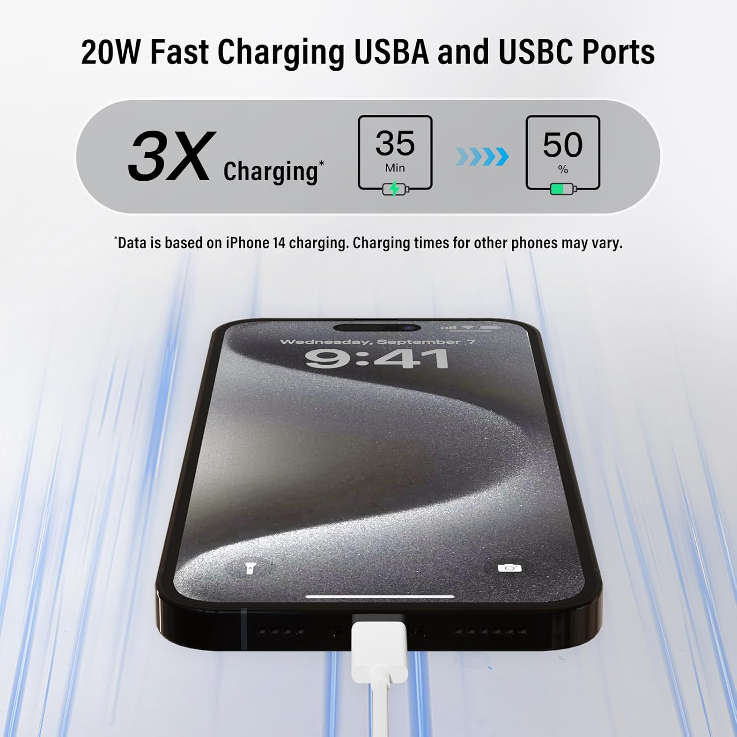 BSEED Enchufe Doble Pared con 20W USB y Tipo C,Enchufe USB C de Cristal,Carga Rápida,3 en 1，Fácil Instalación,1 Gang 1 Vía,157mm Negro - 3