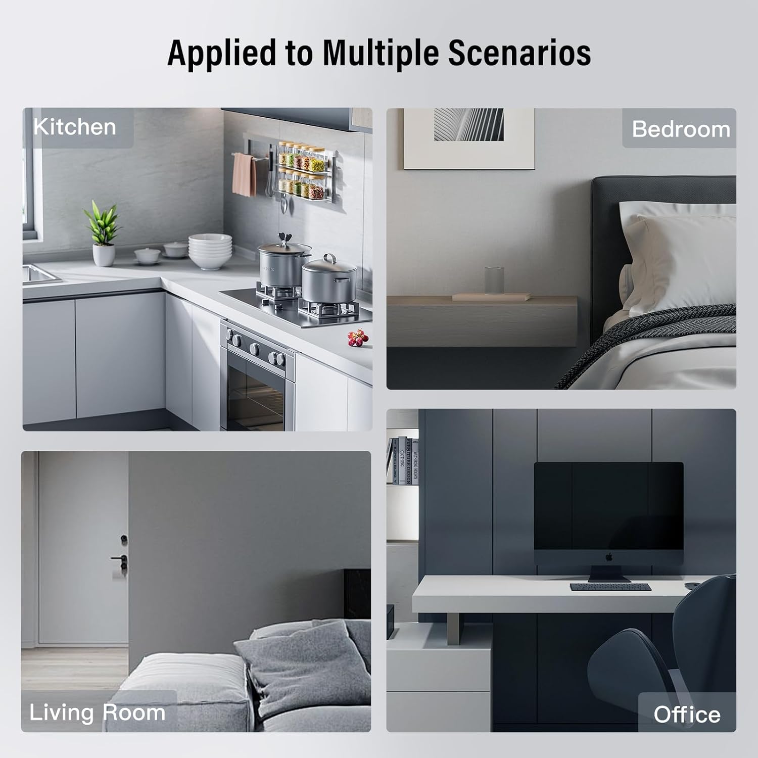 BSEED Enchufe Doble Pared con 20W USB y Tipo C,Enchufe USB C de Cristal,Carga Rápida,3 en 1，Fácil Instalación,1 Gang 1 Vía,157mm Negro - 6