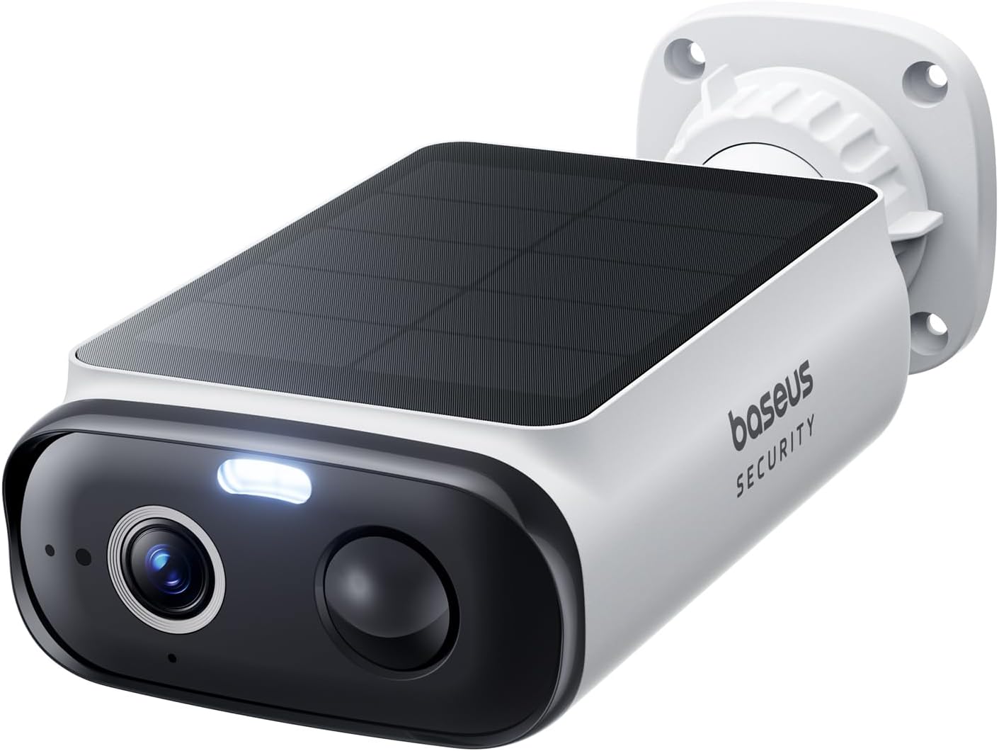Baseus Security S1 Lite Solocam Camara Vigilancia WiFi Exterior Solar IP67, Camara IP Seguridad Bateria 2K 135°, Visión Nocturna a Color, Sin Cargos, Detección Humana, Compatible con Alexa y Google - 1