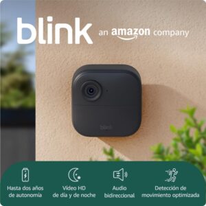 Blink Outdoor 4 | cámara de seguridad inteligente HD sin cables, 2 años de autonomía, detección de movimiento optimizada | sistema de 2 cámaras con Sync Module Core incluido