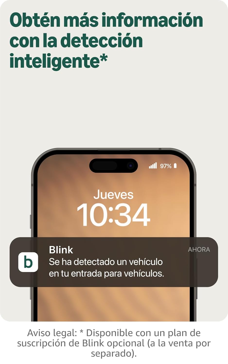 Cámara exterior 2K+ Blink (última generación) — cámara de seguridad inteligente inalámbrica, resolución de vídeo 2K, módulo de sincronización básico Incluido: sistema de 1 cámara, Negro - 5