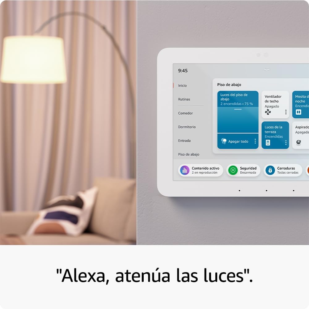 Echo Hub (Última generación) | Cuadro de mandos de Hogar digital con pantalla de 8" y Alexa | Compatible con miles de dispositivos - 4