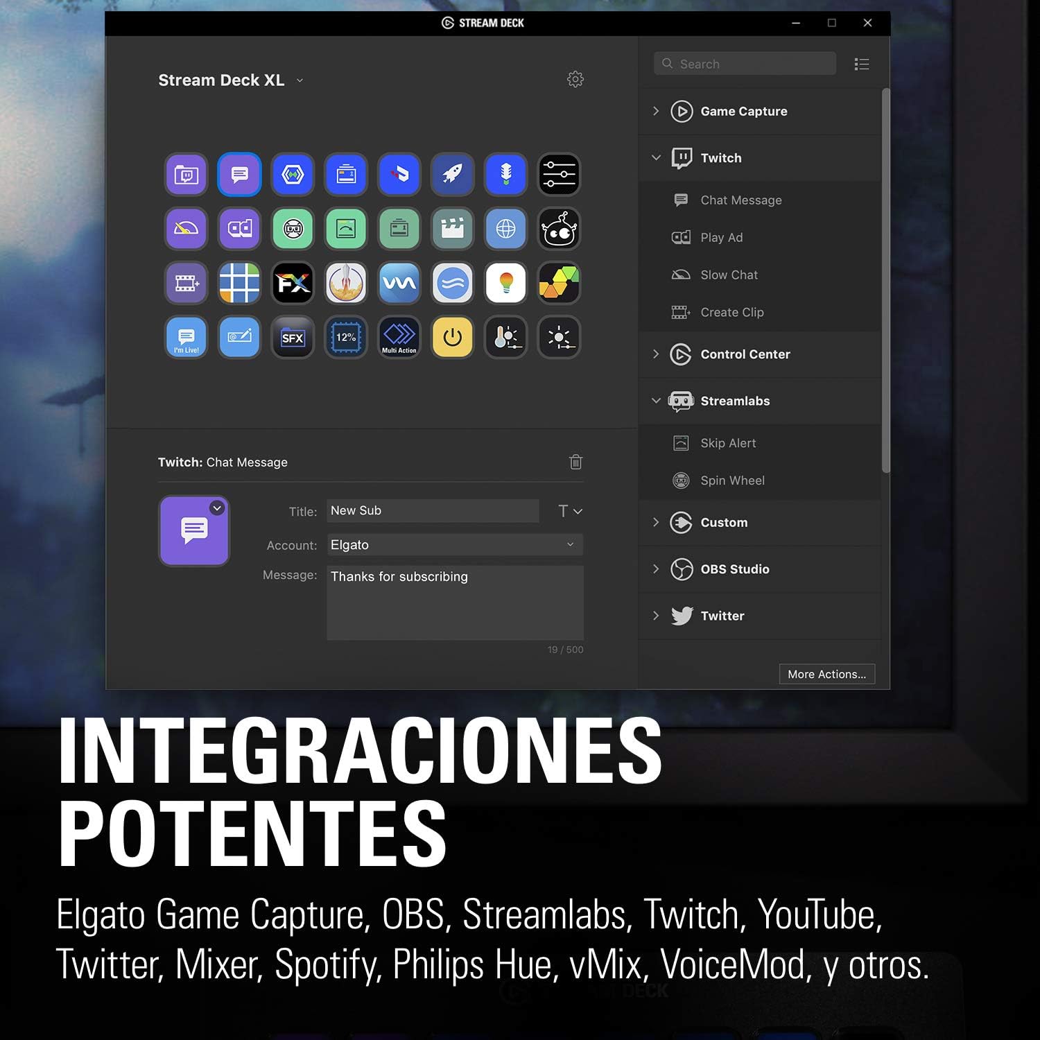 Elgato Stream Deck XL – Controlador avanzado de Estudio, 32 Teclas Macro, Activa acciones en apps y Software como OBS, Twitch, Youtube y Otros, Funciona en Mac y PC - 6