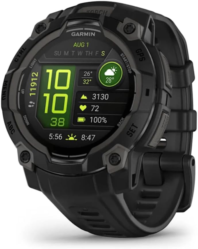 Garmin Instinct 3,45mm,AMOLED,Black Bezel with Black Band - 4