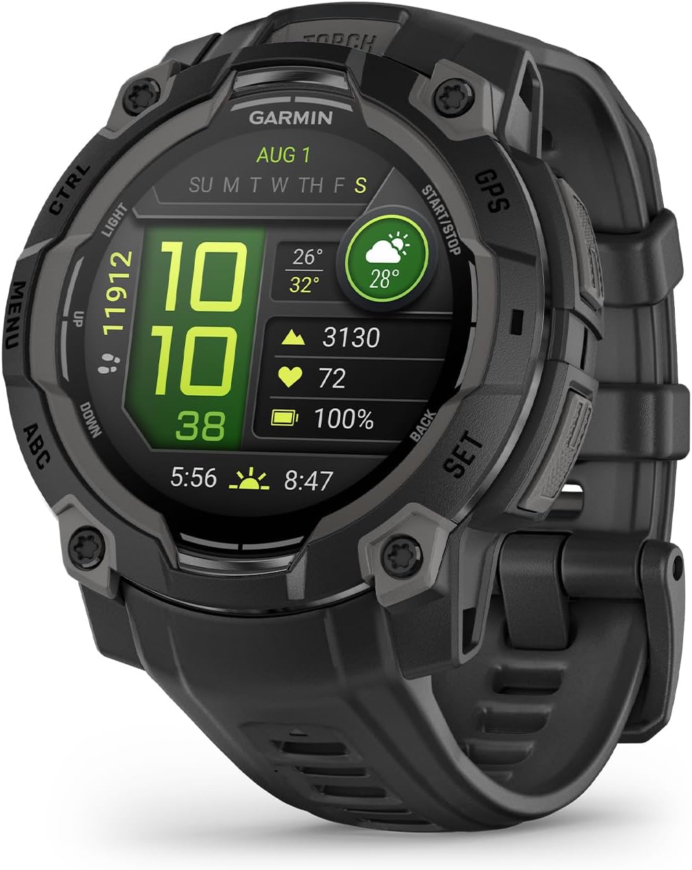 Garmin Instinct 3,45mm,AMOLED,Black Bezel with Black Band - 1