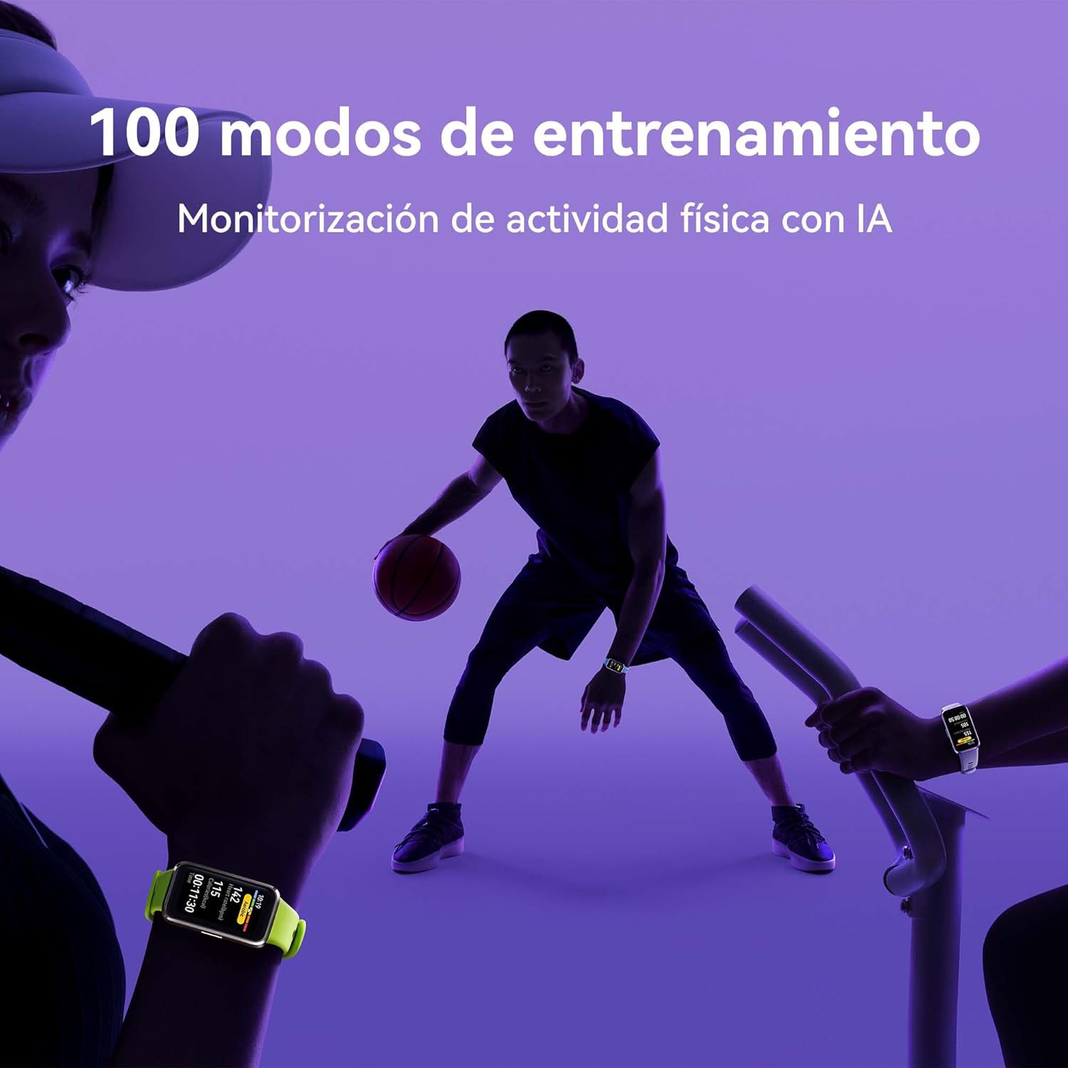 HUAWEI Band 10 Smartwatch, Monitorización de Actividad Física con IA, Análisis del Sueño a Nivel Profesional, VFC Promedio y Datos sobre el Sueño, iOS & Android, 14 Días de Autonomía, Negro - 3