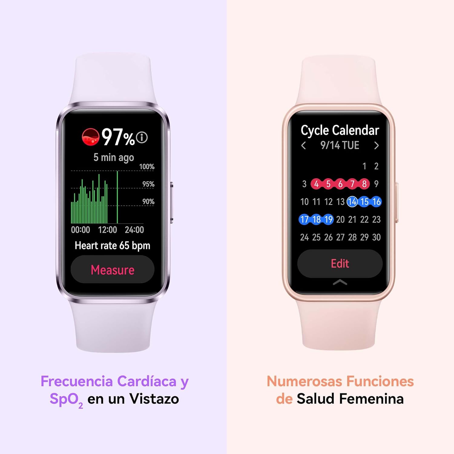 HUAWEI Band 10 Smartwatch, Monitorización de Actividad Física con IA, Análisis del Sueño a Nivel Profesional, VFC Promedio y Datos sobre el Sueño, iOS & Android, 14 Días de Autonomía, Negro - 6