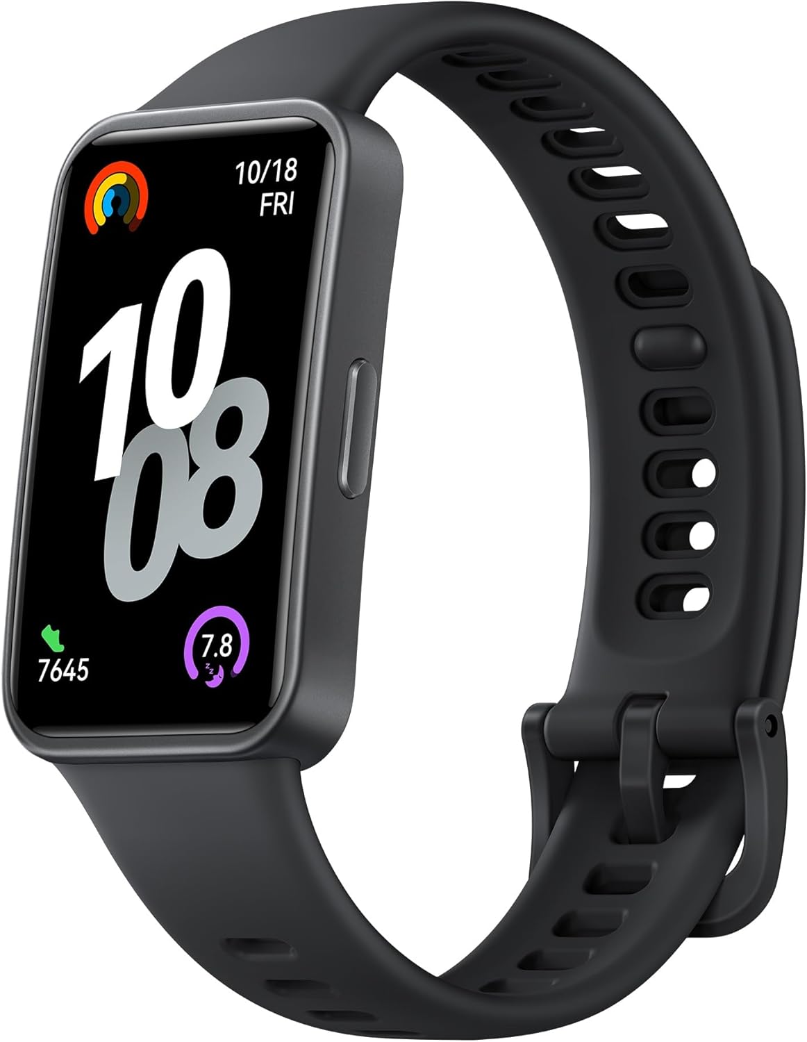 HUAWEI Band 10 Smartwatch, Monitorización de Actividad Física con IA, Análisis del Sueño a Nivel Profesional, VFC Promedio y Datos sobre el Sueño, iOS & Android, 14 Días de Autonomía, Negro - 1