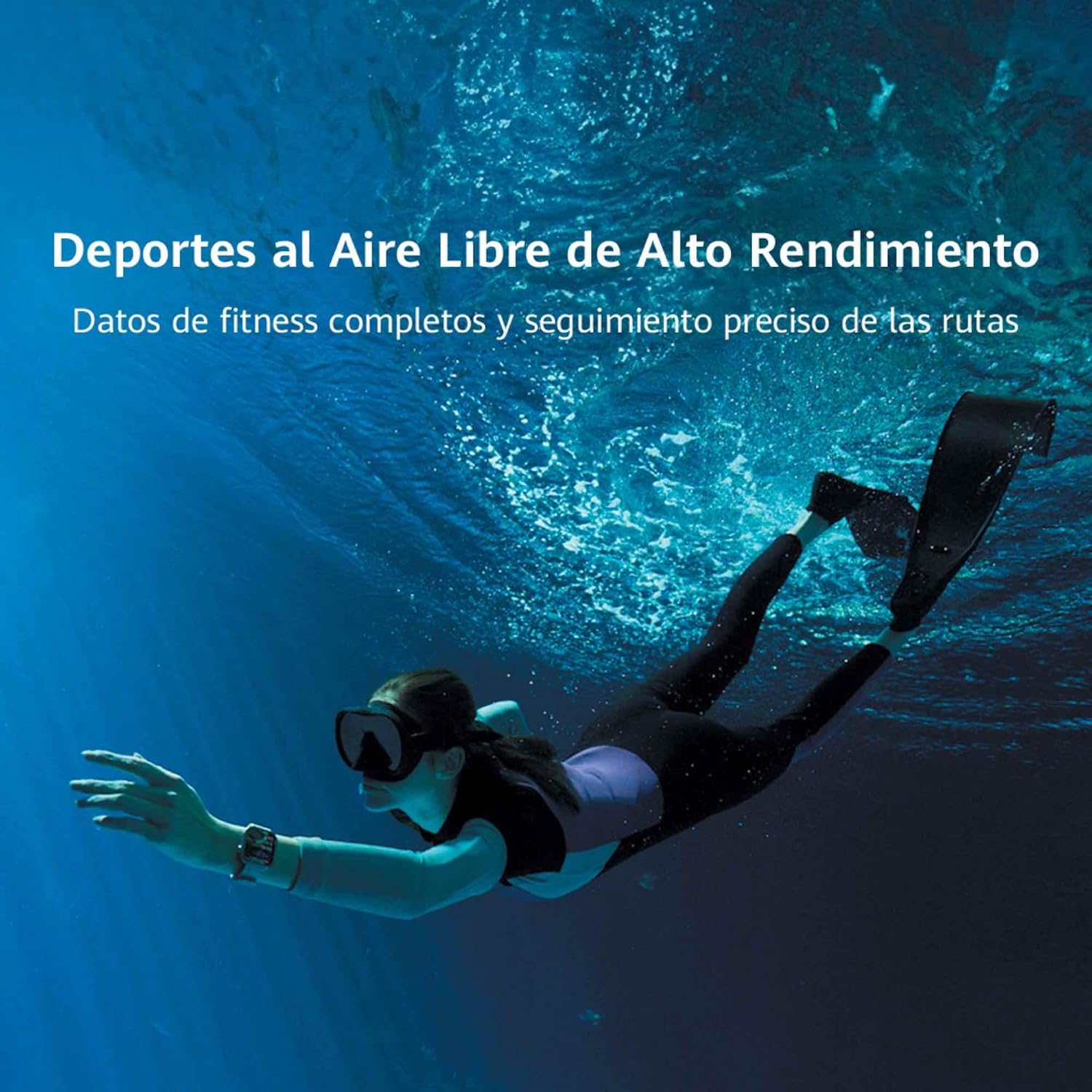 HUAWEI Watch FIT 4 Pro Smartwatch, Cristal de Zafiro y Titanio, Brillo máximo de 3.000 nits, Dual–Band GPS, ECG, Deportes al Aire Libre de Alto Rendimiento, Azul - 3