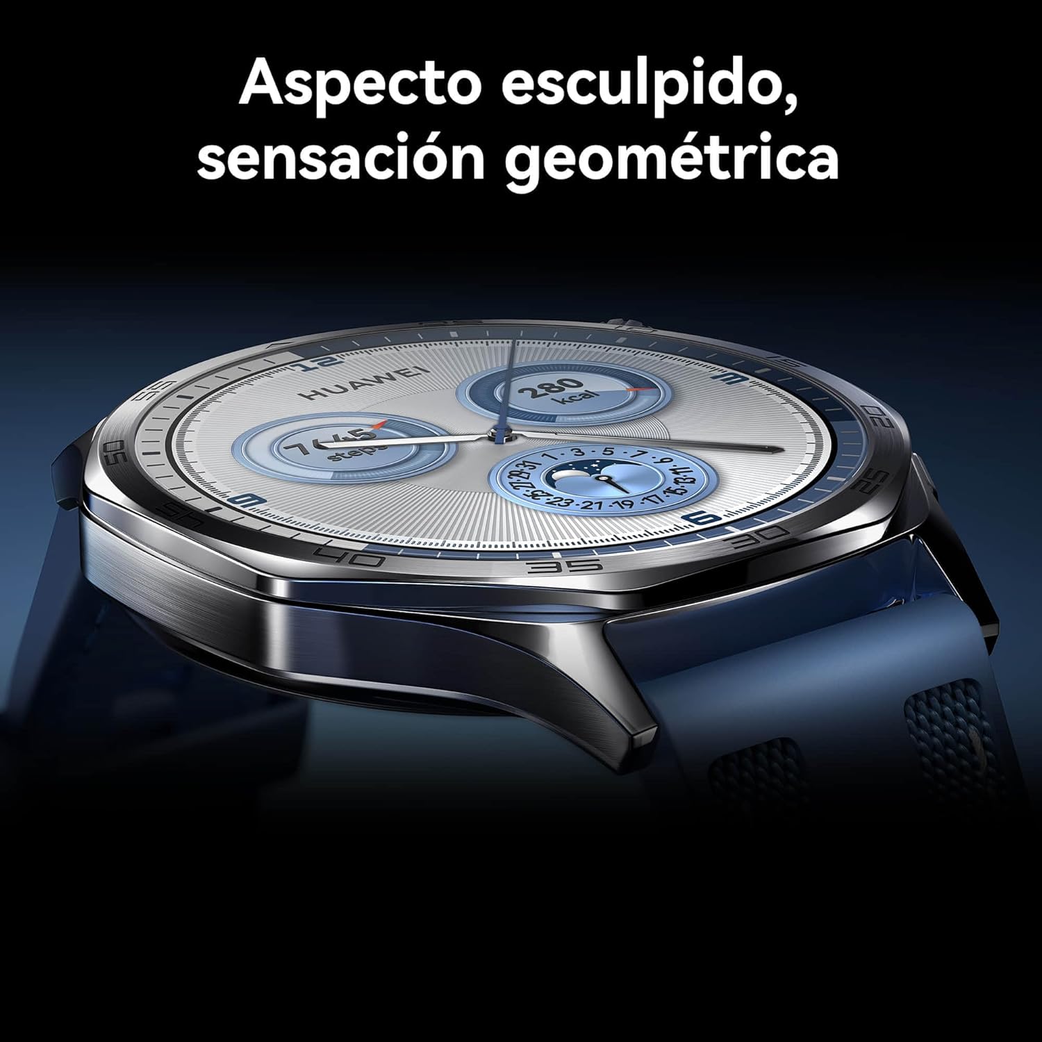 HUAWEI Watch GT 5 46mm Smartwatch, Silueta con Diseño Sofisticado, Nueva Experiencia Running y Ciclismo, Seguimiento de Salud, 14 Días de Duración de la Batería, iOS & Android, Negro - 2