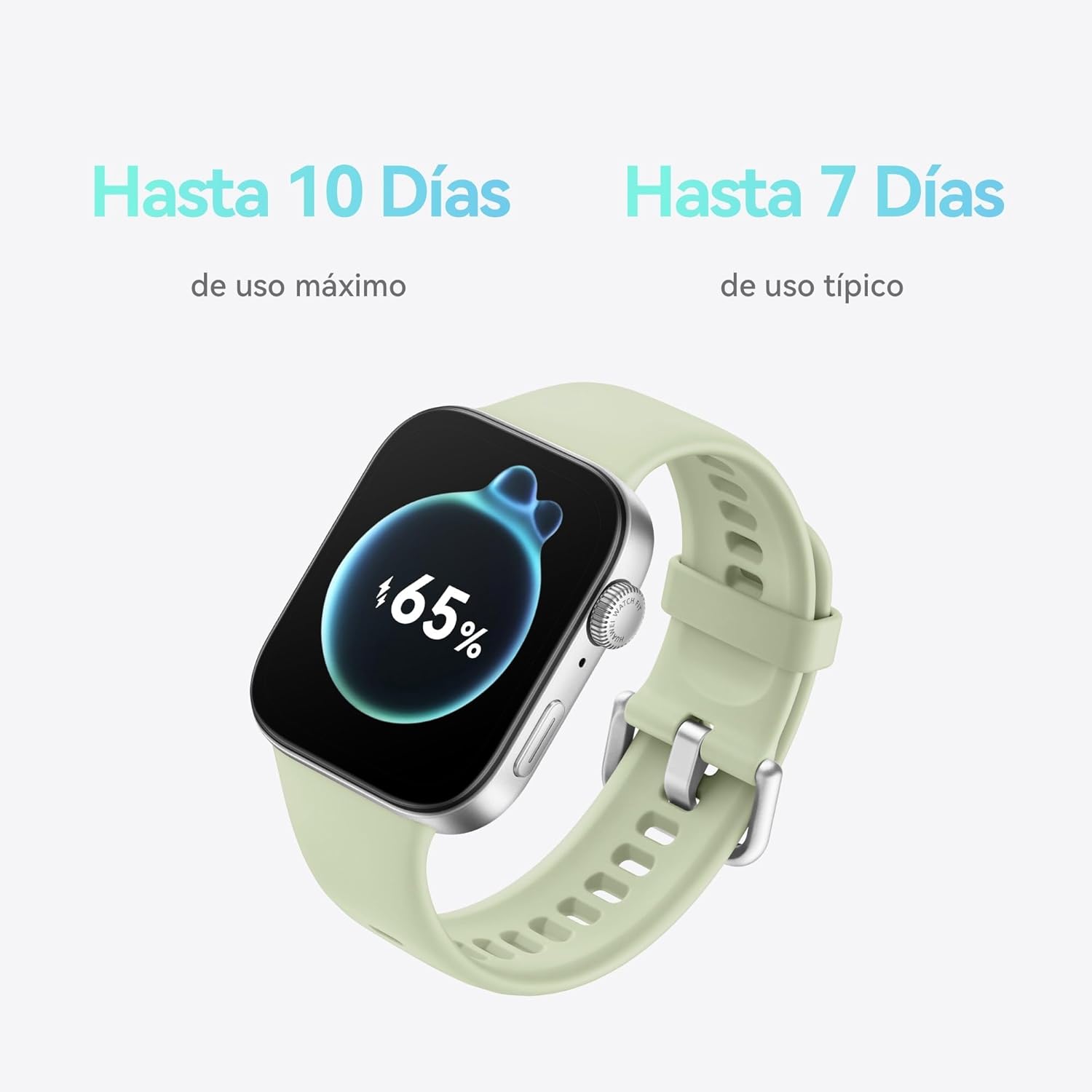 Huawei Watch FIT 3, Pantalla AMOLED de 1.82 Pulgadas, Diseño Ultrafino, Llamadas por Bluetooth, hasta 10 días de batería, Compatible con Android & iOS, Blanco - 6