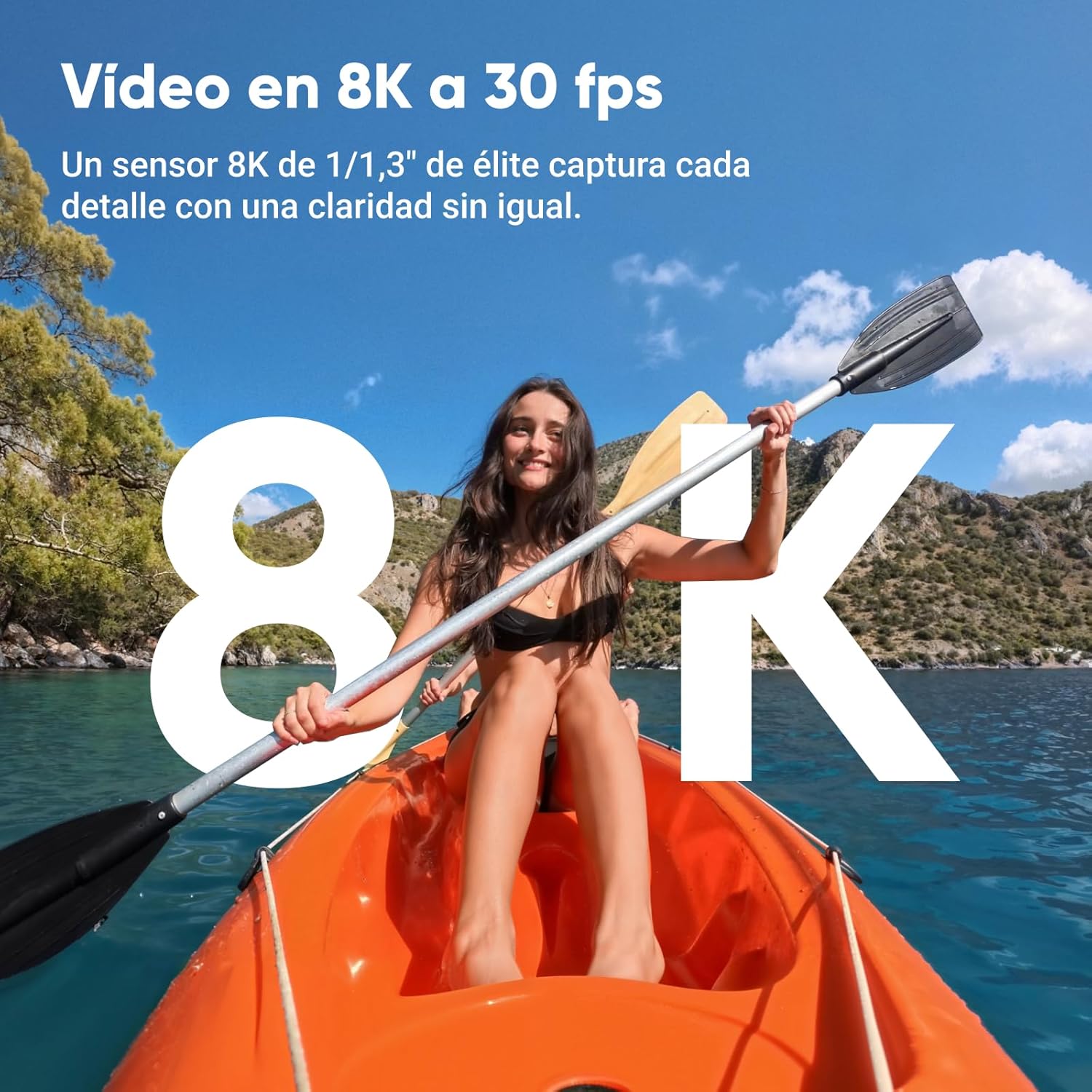 Insta360 Ace Pro 2 - Paquete de batería dual estándar - Cámara de acción impermeable 8K codiseñada con Leica, sensor de 1/1.3 pulgadas, chip AI dual, luz baja, audio superior, pantalla abatible y - 6