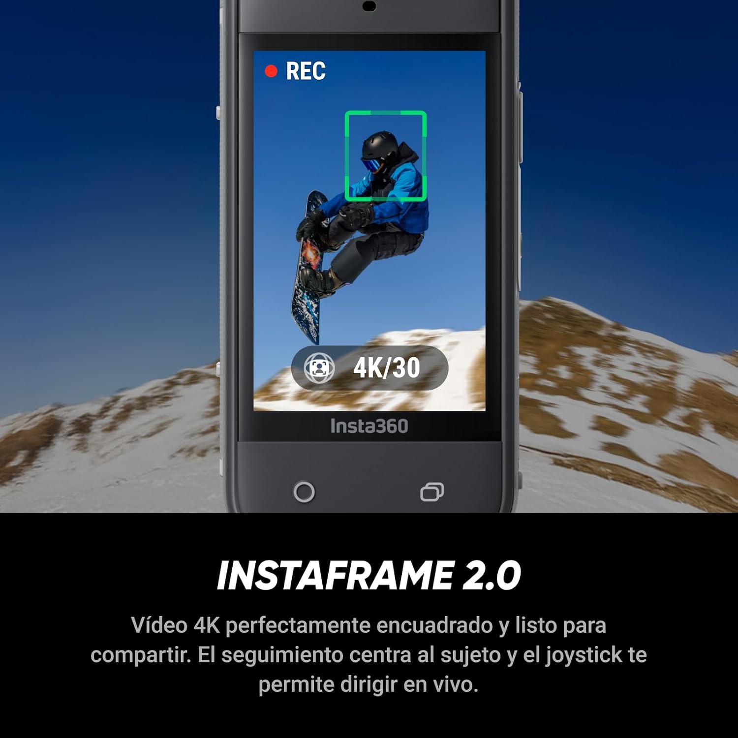Insta360 X5 Paquete Esencial - Cámara 8K 360º Impermeable, líder con Poca luz, Efecto Selfie Stick Invisible, Lente Dura y reemplazable, batería de 3h, antiviento Incorporado, estabilización - 6